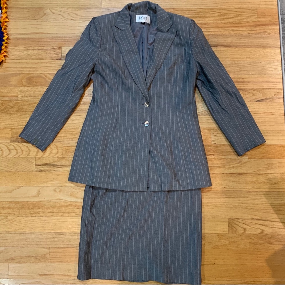 Suit jacket and skirt